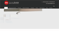 Desktop Screenshot of montajesaluviarte.com